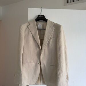 Elegant Beige Men's Blazer